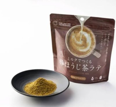 Tsuboichi Hojicha โฮจิฉะลาเต้ ผงมัทฉะ ผงชาญี่ปุ่นสำเร็จรูป ชาเขียวมัทฉะ 80 กรัม