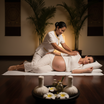 Massage détente pour femmes enceintes : 30mn