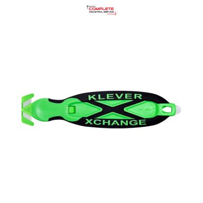 มีดนิรภัยใบมีดคู่ รุ่น KLEVER XCHANGE 20 KLEEN (พลาสติกฆ่าเชื้อในตัว) – ปลอดภัยสูงสุด เปลี่ยนเฉพาะหัว ประหยัดคุ้มค่า