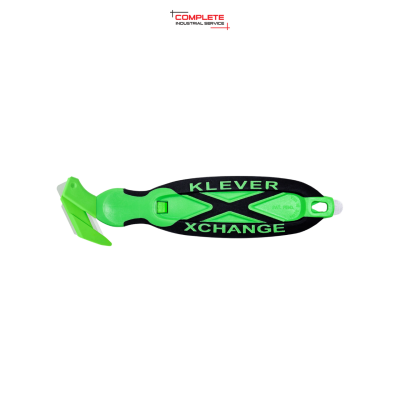 มีดนิรภัยอเนกประสงค์ KLEVER XCHANGE 35 KLEEN (รุ่นฆ่าเชื้อ – ใบมีดเปลี่ยนได้ พร้อมที่ขูดและแยกเทปในตัว)