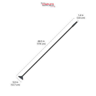SLICE Floor Scraper ที่ขูดพื้นโลหะ ด้ามยาวพิเศษ ใบมีดเซรามิกปลอดภัย รุ่น 10557 | Safety Heavy Duty Scraper