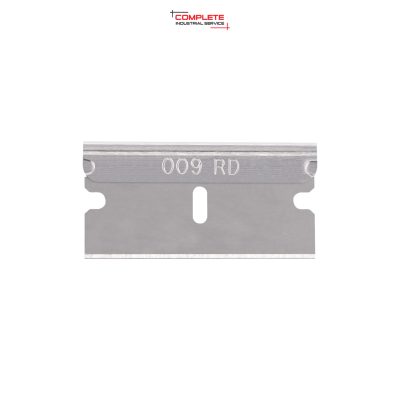 ใบมีดโกน RB009 Single Edge | เหล็กกล้าคาร์บอน หนา 0.23 มม. | ใช้กับ Metal Scraper | 100 ใบ/แพ็ก