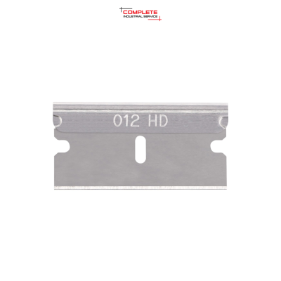 ใบมีดโกน RB012 Single Edge | เหล็กกล้าคาร์บอน หนา 0.3 มม. | ใช้กับ Metal Scraper | 100 ใบ/แพ็ก