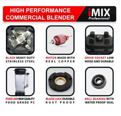 เครื่องปั่น IMIX 1800W-โถ 2 ลิตร VARIABLE SPEED