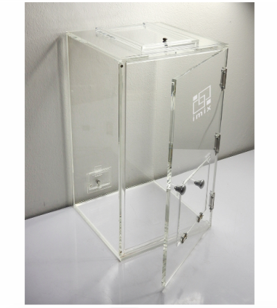 กล่องเก็บเสียง IMIX ฝาเปิดด้านบน-ฝาสไลด์เปิด 28x28x58cm