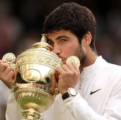 โปสเตอร์ Carlos Alcaraz Signed Photo "Super Serve"