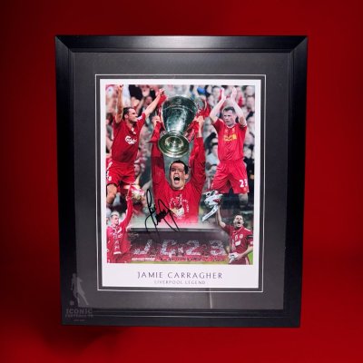 โปสเตอร์ Montage พร้อมลายเซ็นสด Jamie Carragher