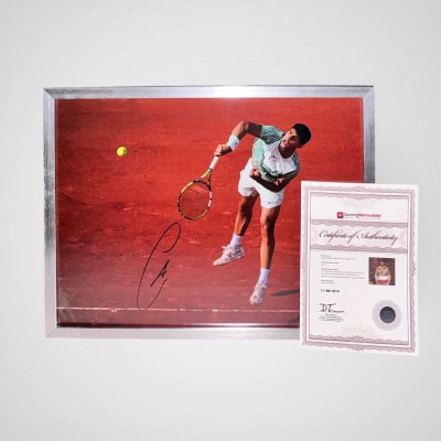 โปสเตอร์ Carlos Alcaraz Signed Photo "Super Serve"