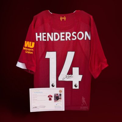 เสื้อ Liverpool 19/20 official Signed "Jordan Henderson"