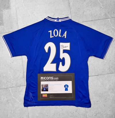 เสื้อ Chelsea Retro Signed Gianfranco Zola
