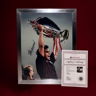 โปสเตอร์  Frank Rijkaard UCL Winner เข้ากรอบ พร้อมลายเซ็นสด