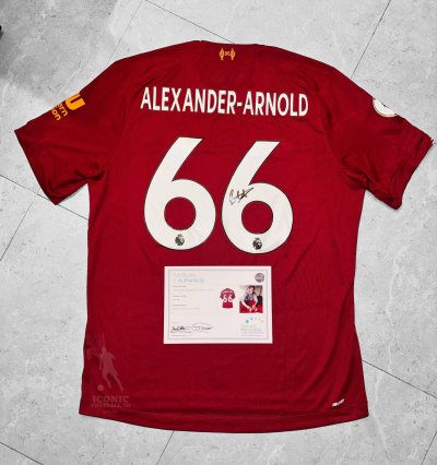 เสื้อ Liverpool 19/20 official Signed "Trent Alexander Arnold"