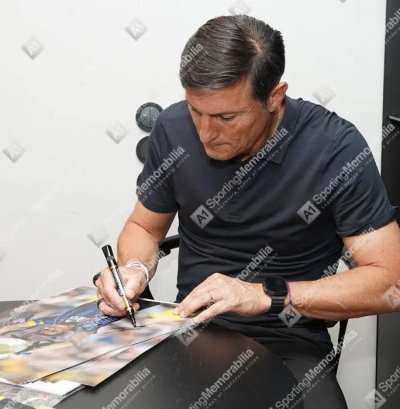 โปสเตอร์ Javier Zanetti UCL Winner เข้ากรอบ พร้อมลายเซ็นสด