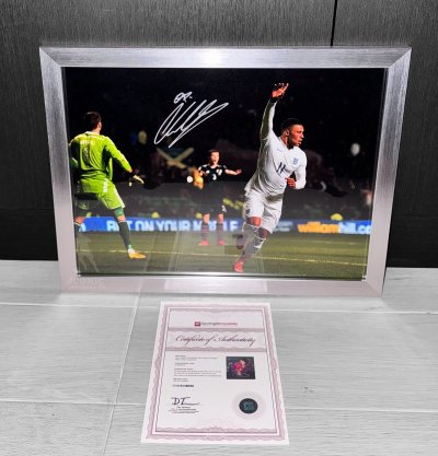 โปสเตอร์ Alex Oxlade-Chamberlain Silver Signed England Photo