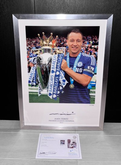 โปสเตอร์ John Terry Signed Chelsea Poster