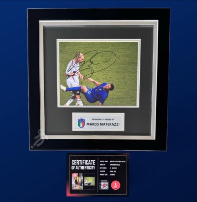 โปสเตอร์ Marco Materazzi "World Cup Champions"