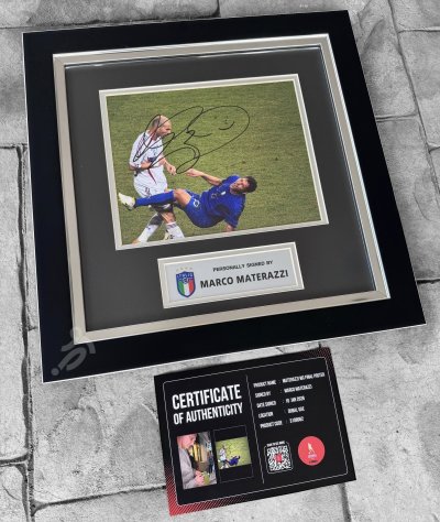 โปสเตอร์ Marco Materazzi "World Cup Champions"