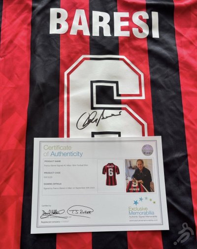 เสื้อ AC Milan Official Retro "Franco Baresi"