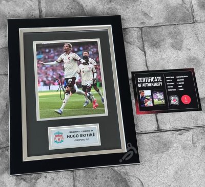 โปสเตอร์ Hugo Ekitike Signed LFC Poster