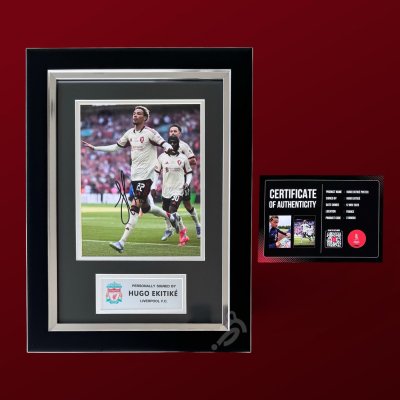โปสเตอร์ Hugo Ekitike Signed LFC Poster
