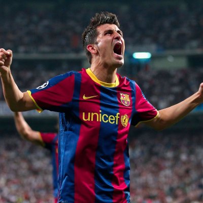 เสื้อ Barcelona Retro Signed by David Villa พร้อมข้อความพิเศษ เข้ากรอบ