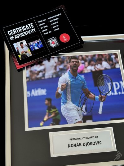 โปสเตอร์ Novak Djokovic Signed Poster