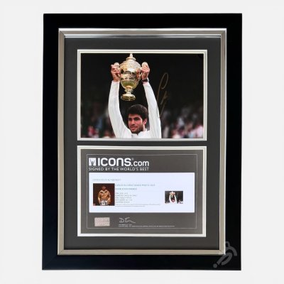 โปสเตอร์ Carlos Alcaraz Signed Photo "Wimbledon"