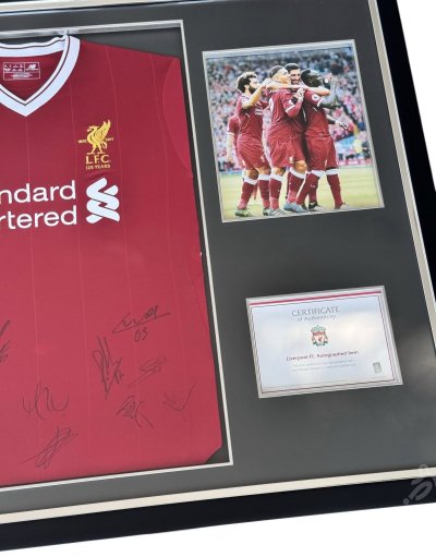 เสื้อ Liverpool Official Signed 17/18 Squad Signed (Club COA)