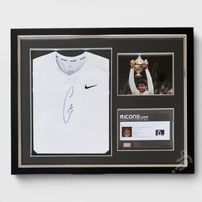 Duo Signed Shirt & Poster Carlos Alcaraz