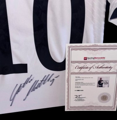 เสื้อ Adidas Germany 2022 พร้อมลายเซ็นสด Lothar Matthäus