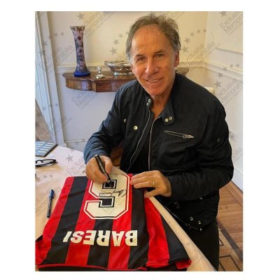 เสื้อ AC Milan Retro พร้อม ลายเซ็นสด Baresi+Maldini เข้ากรอบคู่
