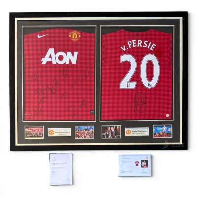 “UNITED No.20 Duo Framed”  Manchester United Official Nike 2012/13 Duo Framed
