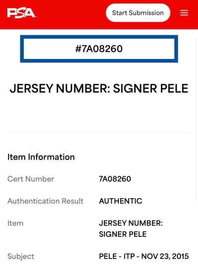เสื้อ Brazil Official Retro พร้อม ลายเซ็นสด Pele + Romario  เข้ากรอบคู่