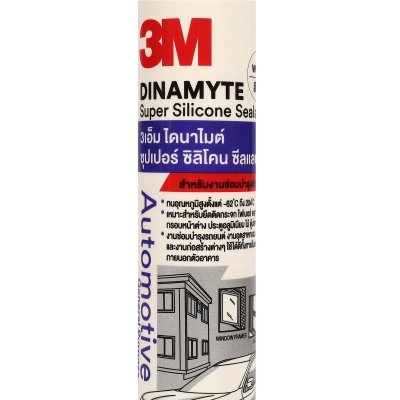 ซุปเปอร์ ซิลิโคน ซีแลนท์ 3M ไดนาไมท์ 280ML (สีขาว/ดำ)