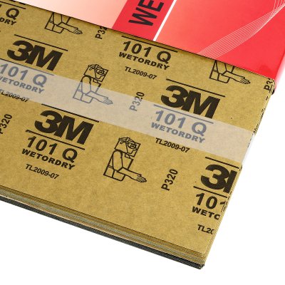 กระดาษทรายน้ำ 3M 101Q 9"X11"#320(100PC/PAC)