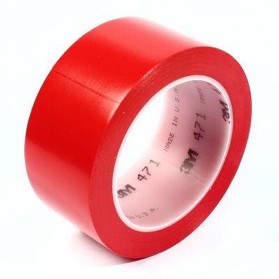 เทปพลาสติกตีเส้น 48 มม. 3M รุ่น NO.471 (น้ำเงิน/สีขาว/สีเหลือง/สีแดง)