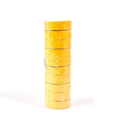 เทปพันสายไฟ TEMFLEX PLUS 3/4"X10Y สีเหลือง 3M (10 แถม 1)
