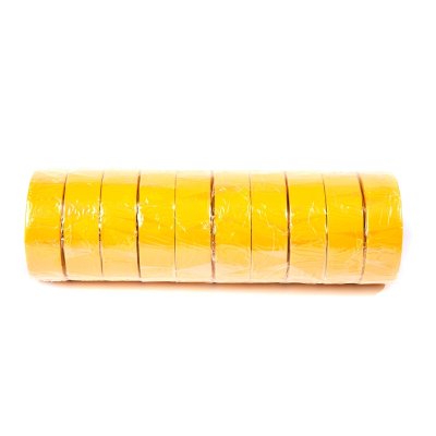 เทปพันสายไฟ TEMFLEX PLUS 3/4"X10Y สีเหลือง 3M (10 แถม 1)