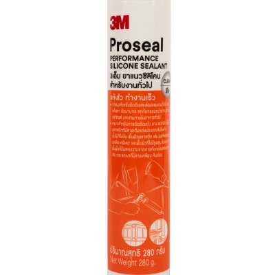 ซิลิโคน แบบมีกรด 3M รุ่น PROSEAL 280G (สีขาว/ดำ/ใส)