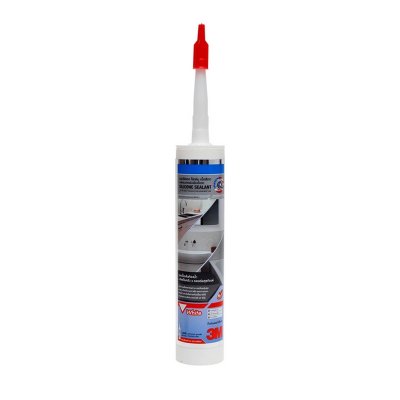 กาวซิลิโคน ไร้กรด-ไร้กลิ่น 3M ขนาด 300ML (สีขาว/ใส)