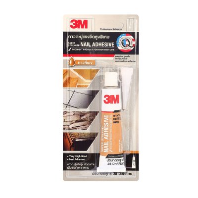 กาวตะปูแรงยึดสูงพิเศษ 3M (สีเบจ) ขนาด 38ML/300ML