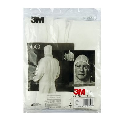 ชุดป้องกันฝุ่นทั่วไป 3M รุ่น 4500 (L/XL)