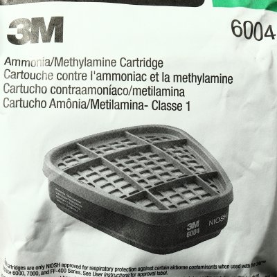 ตลับกรองไอแอมโมเนียและไอเม็ททิลลามีน 3M (2 ชิ้น/แพ็ค)