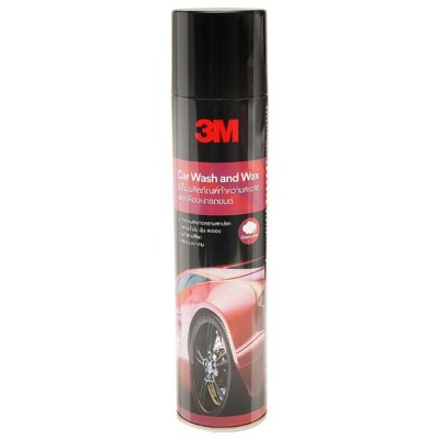 ล้างรถและเคลือบเงา 3M สูตรเนื้อโฟม (600ML)