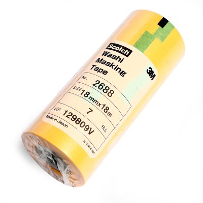 เทปกระดาษกาวเรียบ 18 มม.X18 ม. 3M รุ่น 2688