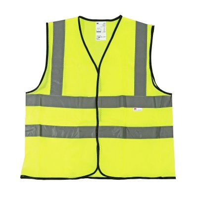 เสื้อกั๊กสะท้อนแสง สีเหลืองมะนาว ไซส์ L 3M รุ่น 2925