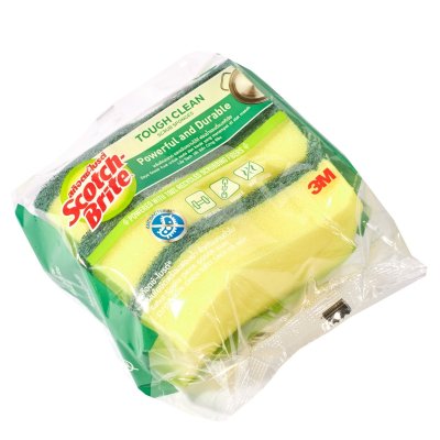 แผ่นใยขัดฟองน้ำ 2IN1 ANTI-BAC 3M รุ่น Z057-0015N (สีชมพู/เขียว)