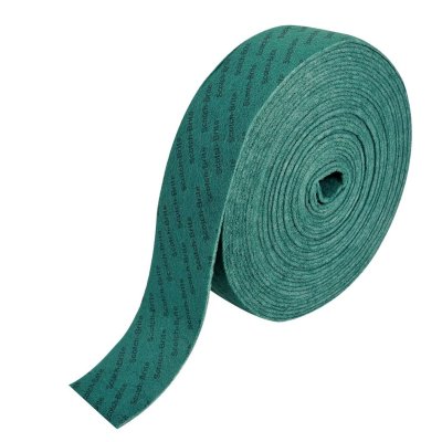 แผ่นใยขัดม้วน S/B 3M รุ่น Z052-0413 (#96 สีเขียว ขนาด 6 นิ้ว x 35 หลา)