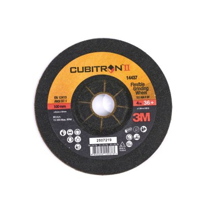 ใบเจียรทอง 3M รุ่น CUBITRON II ขนาด 4 นิ้ว (100X3X16 มม., 100X2.5X16 มม.)