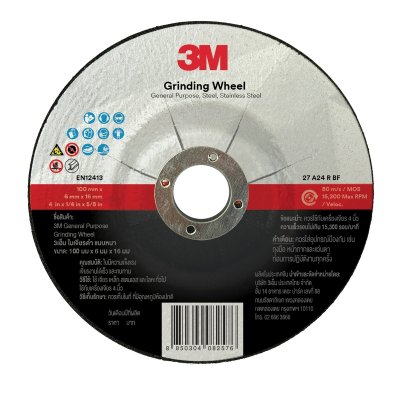 ใบเจียรหนา 3M รุ่น GEN-P เบอร์ G24 ขนาด 100X6X16 มม.